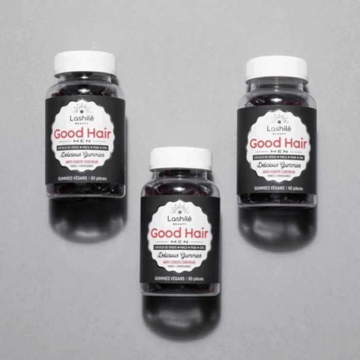 Good Hair Men - Anti-chute cheveux pour les hommes - Cure 3 mois - Lashilé – Image 1